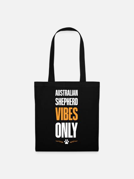 Australian Shepherd Vibes - Stoffbeutel - Schwarz