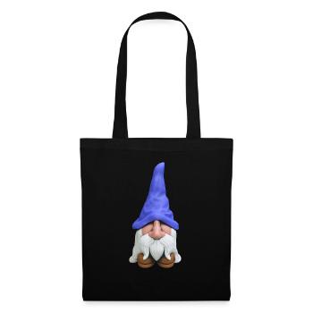Weihnachten Lustige Gnome - Stoffbeutel - Schwarz - Vorne
