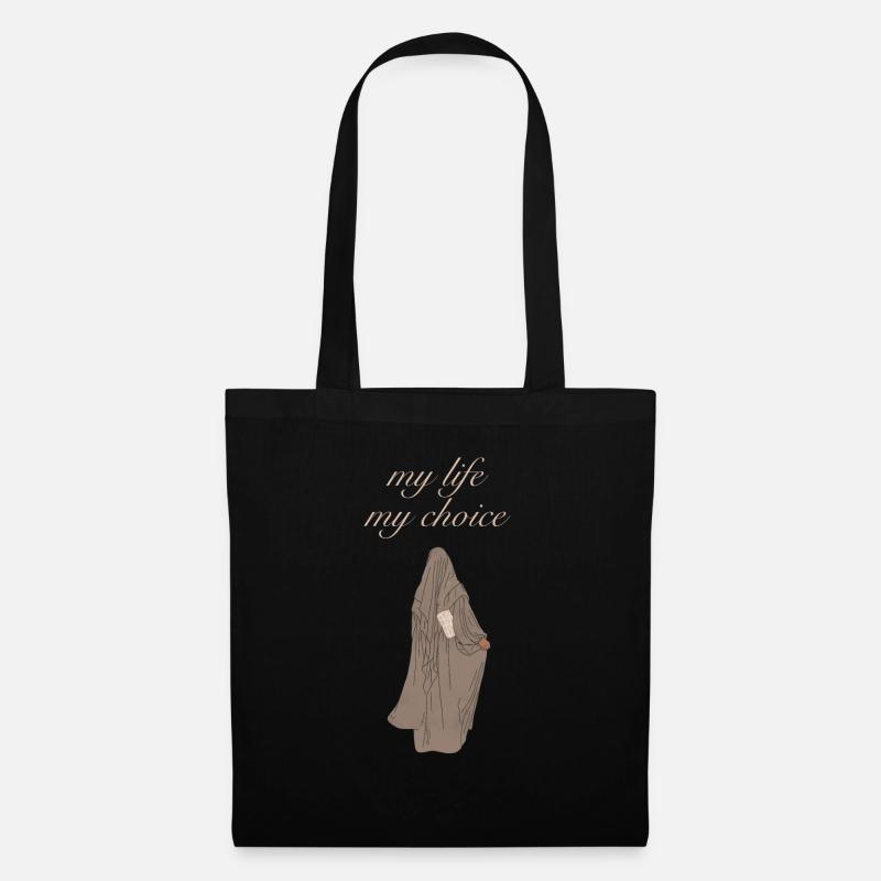 My Choice - Hijab - Stoffbeutel - Schwarz
