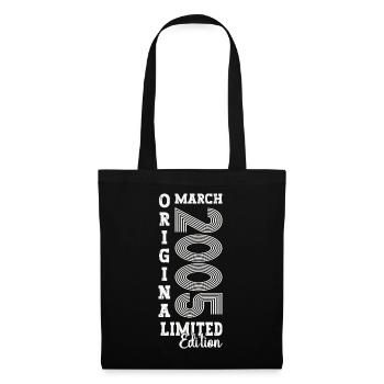 Mars Année 2005 18e anniversaire Man Original - Sac en tissu - noir - Devant
