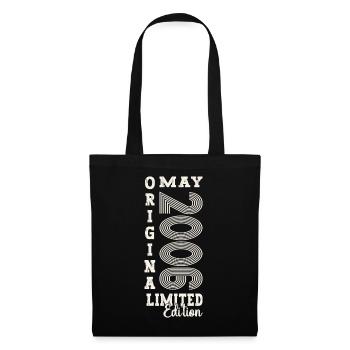 17th Birthday Man Original May Vintage 2006 - Tote Bag - black - Front