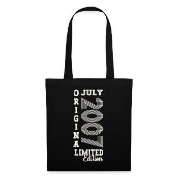 16th Birthday Man Original July Vintage 2007 - Tote Bag - black - Front