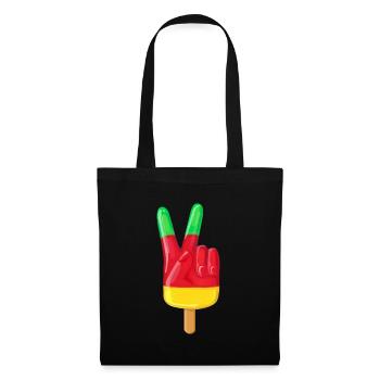 Fingereis Peace - Tote Bag - black - Front