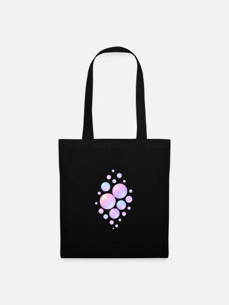 Dreamy Bubbles - Stoffbeutel - Schwarz