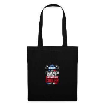 Français Français France - Sac en tissu - noir - Devant