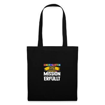 1 Grade School Child Back to School Kindergarten Kita E - Tote Bag - black - Front