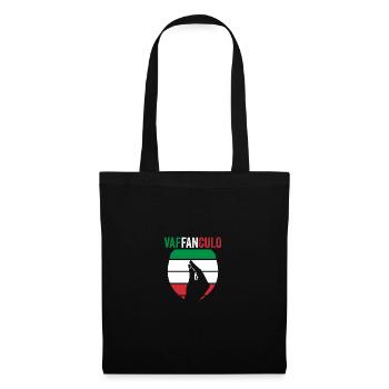 Italien Italiener Vaffanculo - Stoffbeutel - Schwarz - Vorne