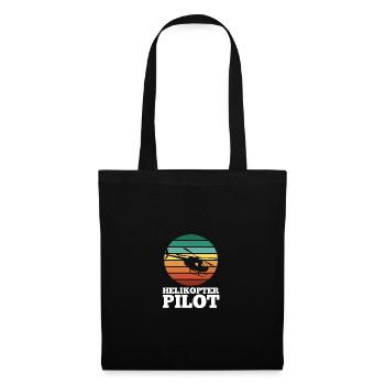 Pilot Helicopter Helicopter - Tote Bag - black - Front
