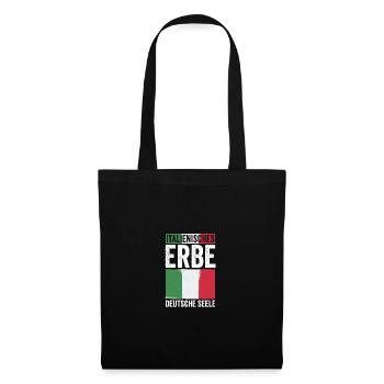 Italiens Allemagne Italie - Sac en tissu - noir - Devant