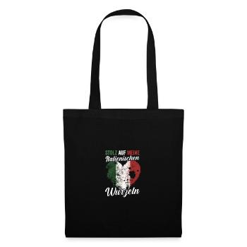 Italiens Italie - Sac en tissu - noir - Devant
