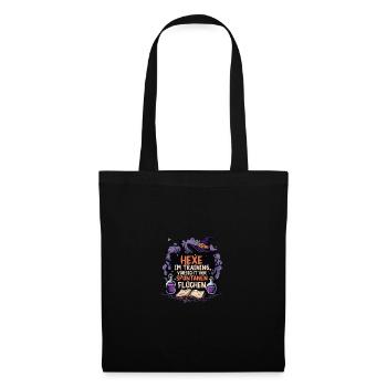Witch Witch Broom Witch Costume Halloween - Tote Bag - black - Front