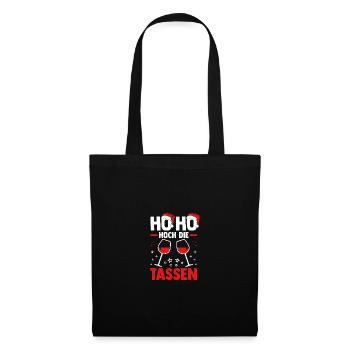 Santa Claus Christmas Party Christmas Mulled Wine - Tote Bag - black - Front