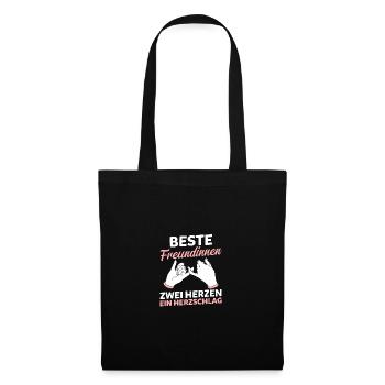 Meilleur ami - Sac en tissu - noir - Devant