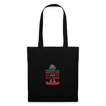 Santa Claus Christmas Christmas Elf - Tote Bag - black - Front