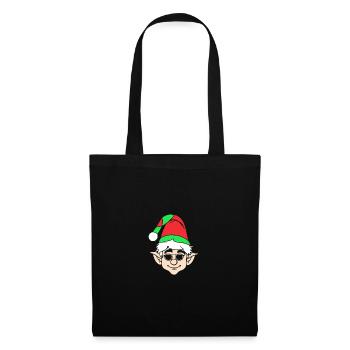 Santa Claus Christmas Elf Christmas Elf - Tote Bag - black - Front