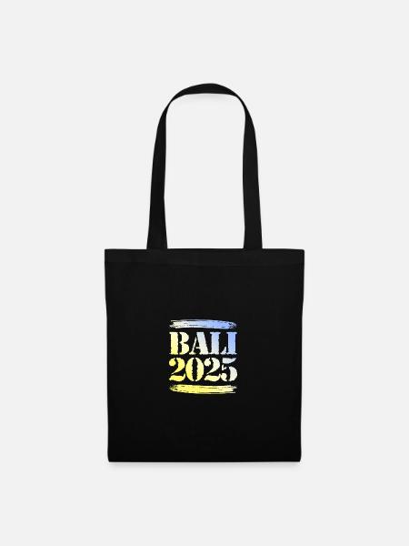 Bali 2025 - Stoffbeutel - Schwarz