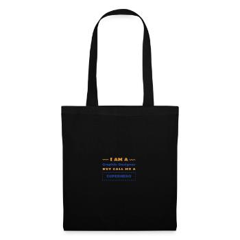 Je suis un designer graphique - Sac en tissu - noir - Devant