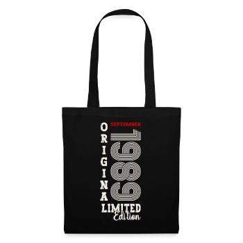 35ème Anniversaire Millésime Septembre 1989 Millésime 89 - Sac en tissu - noir - Devant