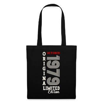 45th Birthday Original October 1979 Born 1979 - Tote Bag - black - Front