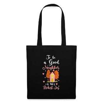 Neighbor Friendship Beer Alcohol - Tote Bag - black - Front