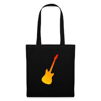 Guitare Guitare Guitare Guitare Femme Guitare Joue - Sac en tissu - noir - Devant