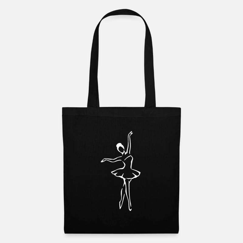 Ballerina - Stoffbeutel - Schwarz