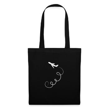 Airplane Captain Gift Pilot Aviation Copilot - Tote Bag - black - Front