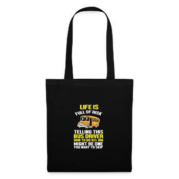 School Bus Driver School Bus - Tote Bag - black - Front