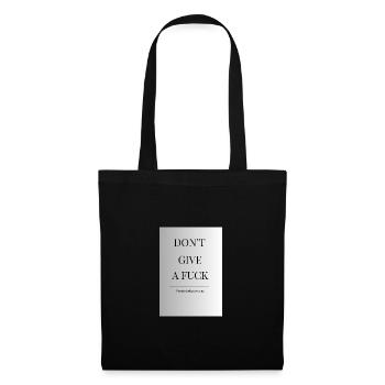 Don’t Give a Fuck - Stoffbeutel - Schwarz - Vorne
