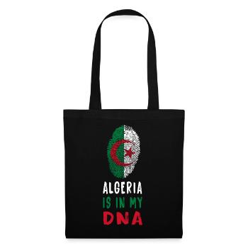 Algerien ist in meiner DNA Design / Geschenkidee - Stoffbeutel - Schwarz - Vorne