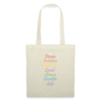 Im Divine Intuitive Expressive Loved Strong - Tote Bag - nature - Front
