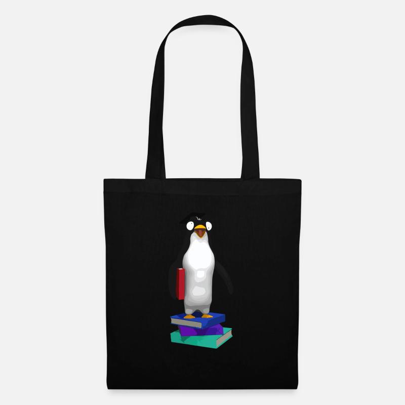 PinguinMops - Sac en tissu - noir