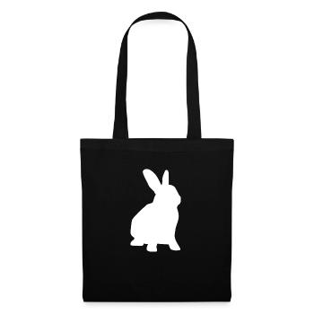 Lapin Lapin Lapin Lapin D'éleveur Lapin De Pâques - Sac en tissu - noir - Devant
