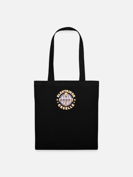Elektriker Geselle Elektroniker Geschenk - Stoffbeutel - Schwarz