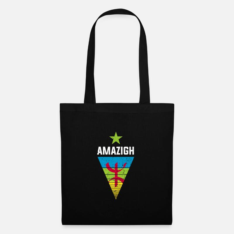 Amazigh - Stoffbeutel - Schwarz