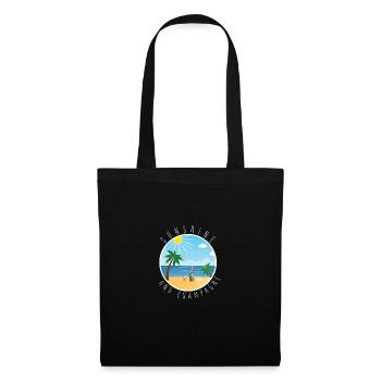 sunshine and - Tote Bag - black - Front