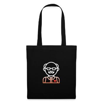 Daddy Santa Papuan Humor Joke Gift PAPI Grandpa G - Tote Bag - black - Front
