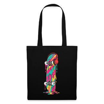 Skateboard Streetwear Aesthetic - Tote Bag - black - Front