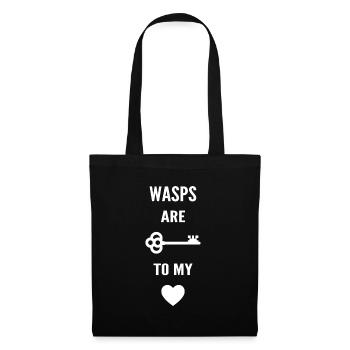 Wasps are the key to my heart - Tote Bag - black - Front