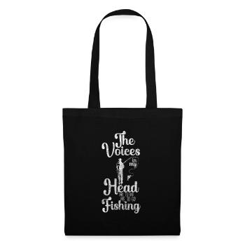 Pêcheur Petri Heil Loisir Pêcheur sportif - Sac en tissu - noir - Devant