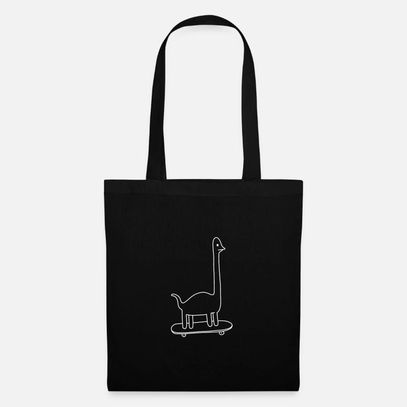 Dino - Stoffbeutel - Schwarz