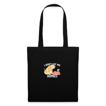 Vegan I Don't Eat My Homies Funny Vegetarian - Tote Bag - black - Front
