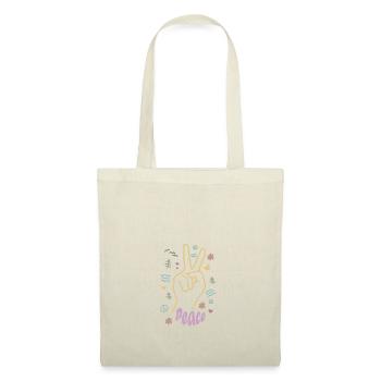 Paix - Sac en tissu - nature - Devant
