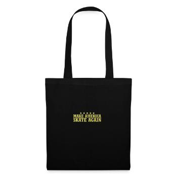 Make America Skate Again Skateboarding Skater - Tote Bag - black - Front