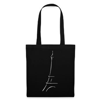 Eiffel Tower Paris - Tote Bag - black - Front