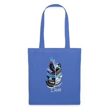 Plume - Sac en tissu - bleu pâle - Devant