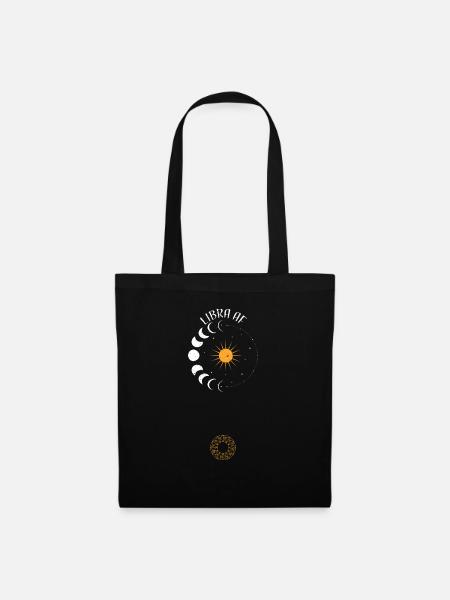 Libra AF - Astrology - Stoffbeutel - Schwarz