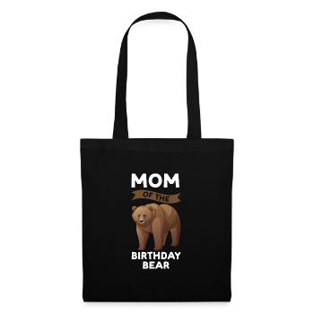Geburtstag Mama Geburtstag Bär Geschenk - Stoffbeutel - Schwarz - Vorne