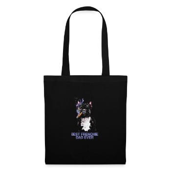 Best Frenchie Dad Ever French Bulldog Papa - Tote Bag - black - Front