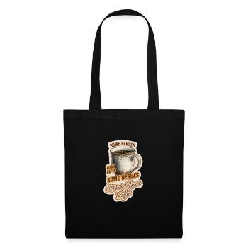 Some heroes wear capes - others cook - Tote Bag - black - Front